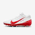 Nike Alpha Menace Varsity Mid D Football Cleats Black/Silver